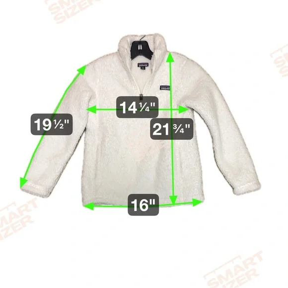 Patagonia 10 Medium Los Gatos 1/4 Zip Fluffy Pullover - Picture 4 of 12